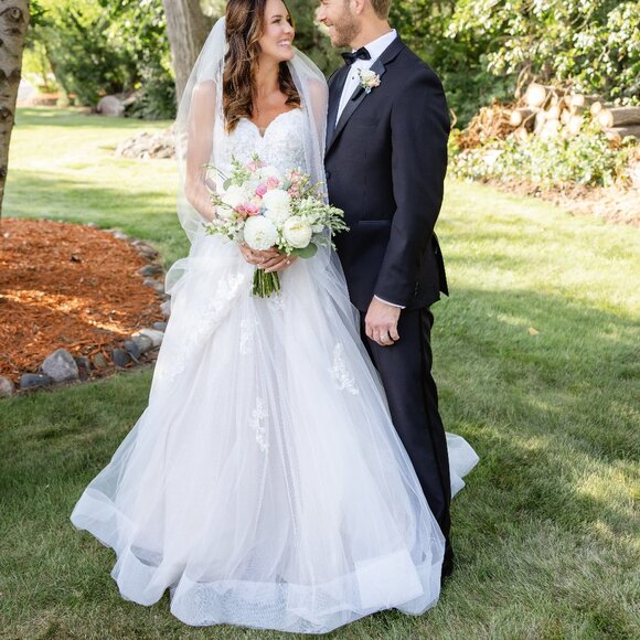 Stella York, Hazel Wedding Dress 6886, Size 6 - altered to 4, Color IV/MC-PL - Picture 11 of 15